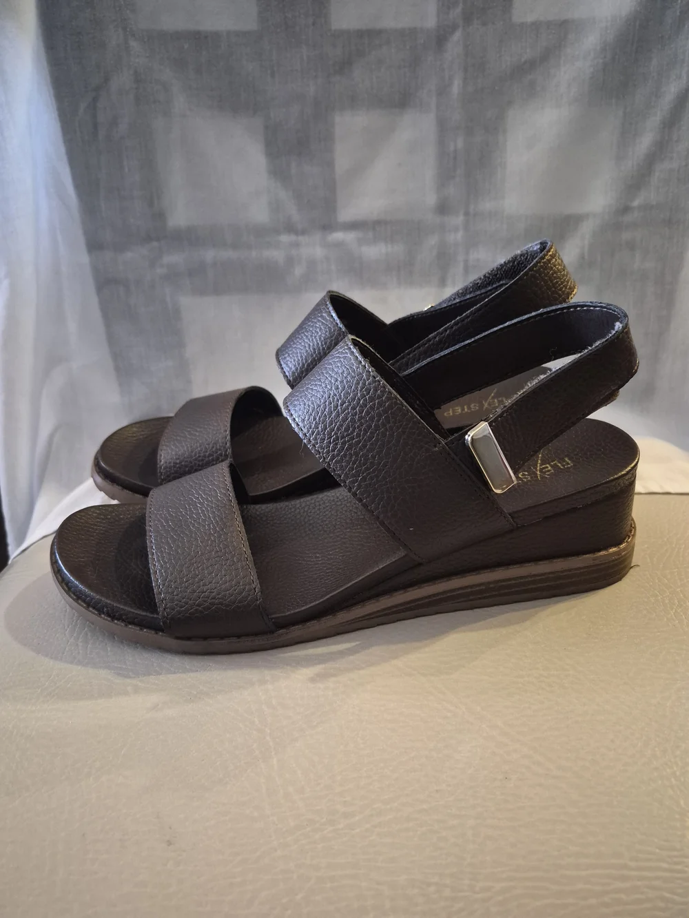 Flex Step Women's Brown Slingback Sandals